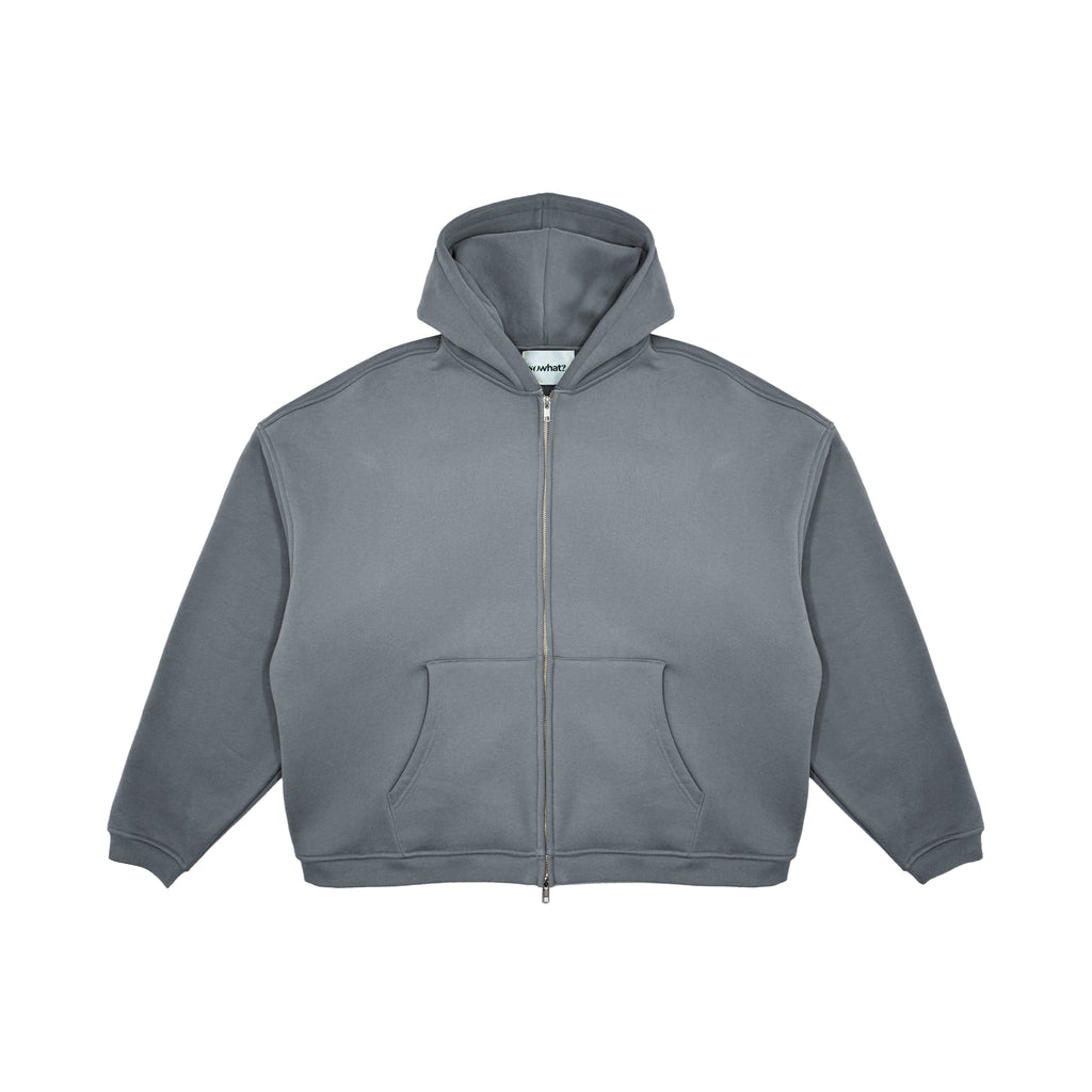Charcoal Zip Up