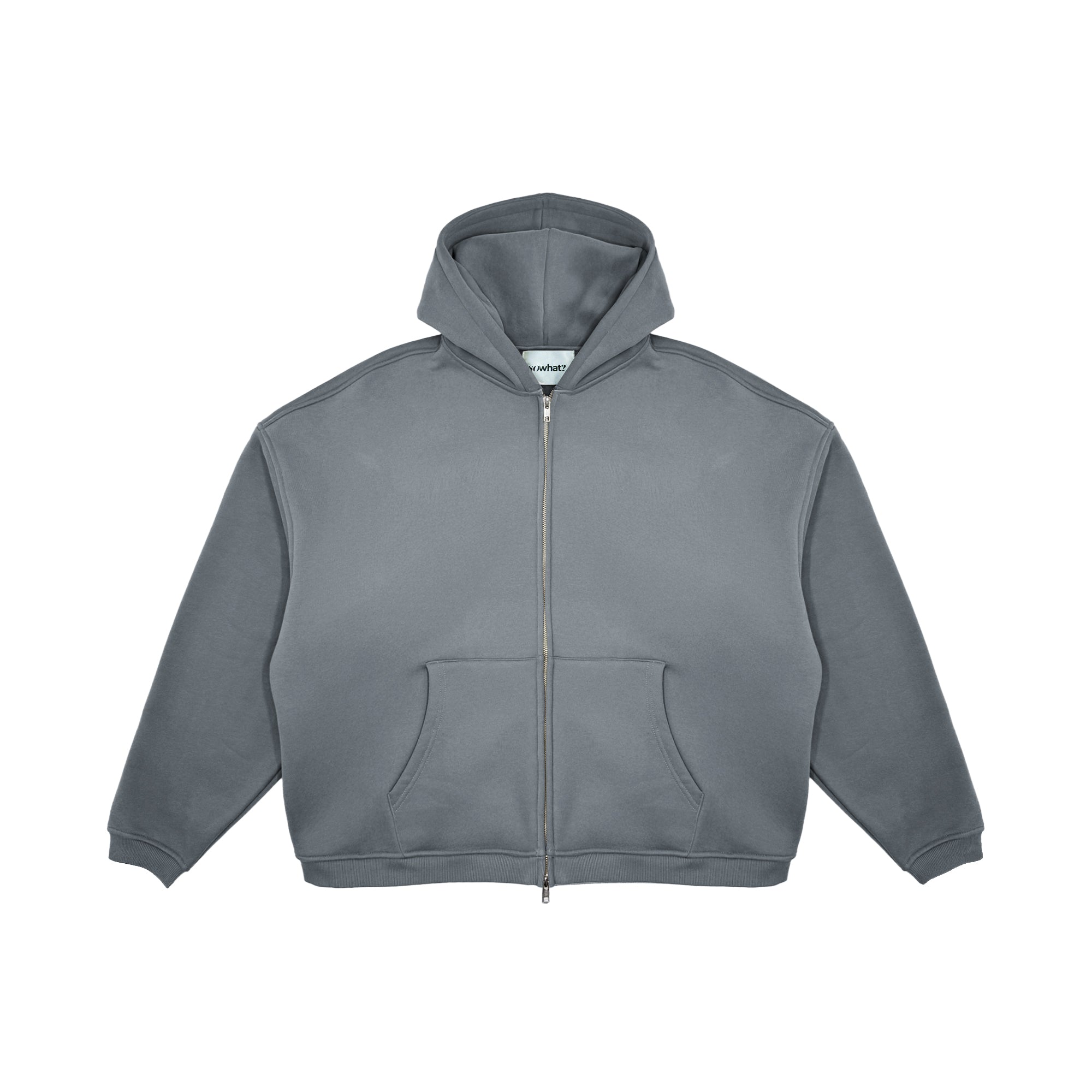 Charcoal Zip Up