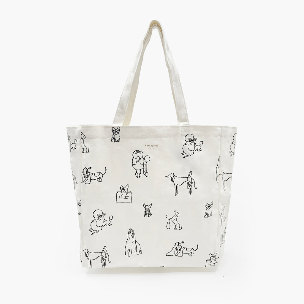 Kate Spade New York Dog Party Canvas Tote