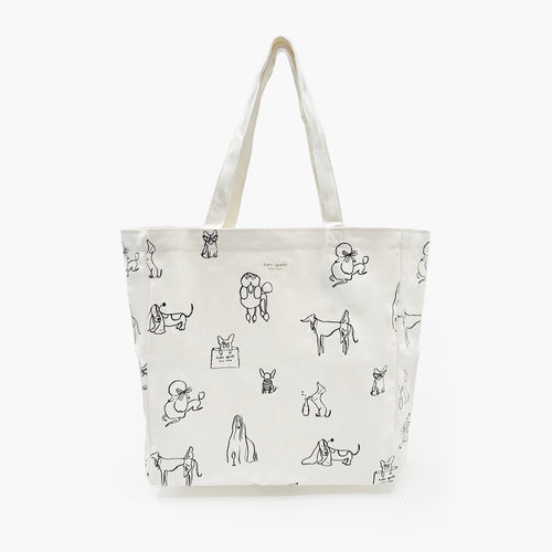 Kate Spade New York Dog Party Canvas Tote